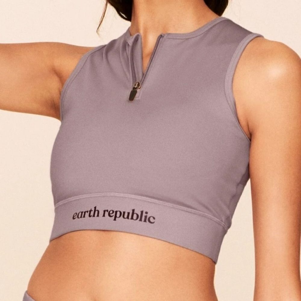 EARTH REPUBLIC Axelle Sports Bra Mauve XS NWT